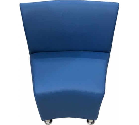 Секция дивана Мягкий офис V Блюз одноместная синяя БЛЗ501СН 1