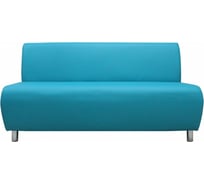 Секция дивана Мягкий офис Классик двухместная бирюзовая КЛ601БРЗ