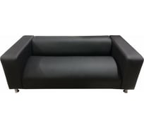 Диван Мягкий офис Офис Комфорт двухместный черный ОФК201ЧН