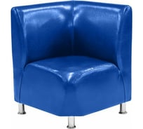 Угловая секция Мягкий офис Классик синяя КЛ802СН