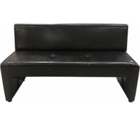 Диван Мягкий офис Ритм двухместный шоколадный РТ202ШК