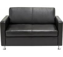 Диван Мягкий офис Офис Классик Мини с механизмом двухместный черный ОКМН203ЧН_MH