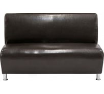 Секция дивана Мягкий офис Классик двухместная шоколадная КЛ602ШК