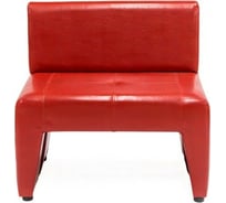 Диван Мягкий офис Ритм одноместный красный РТ102КР