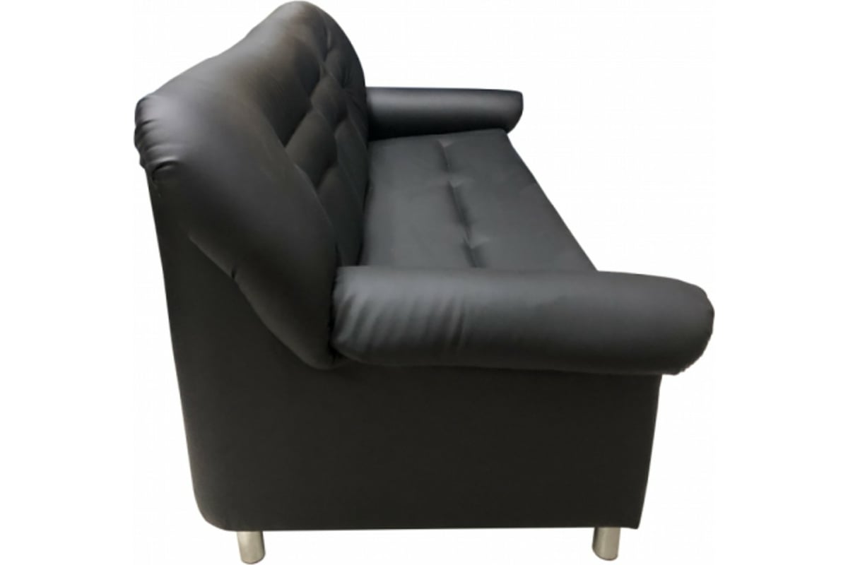 Диван Мягкий офис трехместный черный МО301ЧН - выгодная цена, отзывы ...