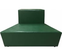 Секция дивана Мягкий офис А Мозаика зеленая МЗКА202ЗЛ