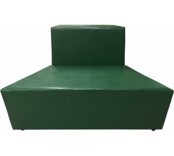 Секция дивана Мягкий офис А Мозаика зеленая МЗКА202ЗЛ 1