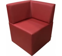Угловая секция Мягкий офис Ритм красная РТ801КР