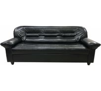 Диван Мягкий офис с механизмом трехместный черный МО302ЧН_MH