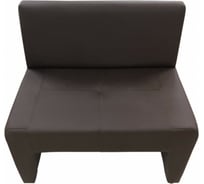 Диван Мягкий офис Ритм одноместный шоколадный РТ101ШК