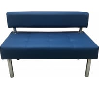 Секция дивана Мягкий офис Сатурн двухместная синяя СТР601СН