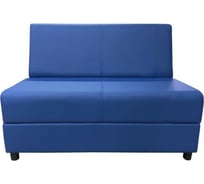 Секция дивана Мягкий офис Кардинал двухместная синяя КРД601СН