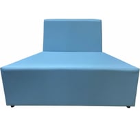 Секция дивана Мягкий офис А Мозаика голубая МЗКА201ГЛ