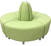 Диван Мягкий офис Блюз четырехместный салатовый БЛЗ401СЛТ