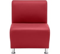 Секция дивана Мягкий офис Классик одноместная красная КЛ501КР
