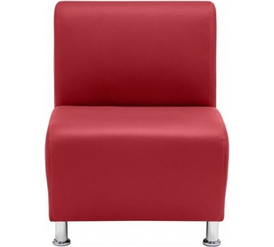 Секция дивана Мягкий офис Классик одноместная красная КЛ501КР 1