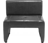 Диван Мягкий офис Ритм одноместный черный РТ102ЧН