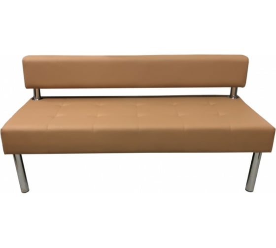 Секция дивана Мягкий офис Сатурн 0426 трехместная светло-коричневая СТР706КОР1 1