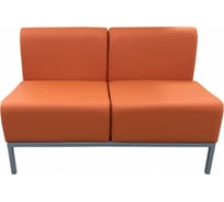 Диван Мягкий офис Компакт двухместный оранжевый МТКОМ201ОР