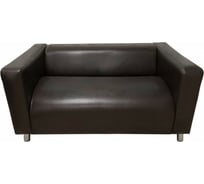 Диван Мягкий офис Офис Комфорт двухместный коричневый ОФК203ШК