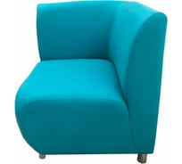 Угловая секция Мягкий офис Классик бирюзовая КЛ801БРЗ