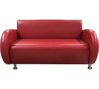 Диван Мягкий офис Классик двухместный красный КЛ202КР