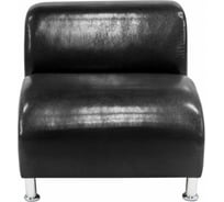 Секция дивана Мягкий офис Офис Комфорт одноместная черная ОФК502ЧН