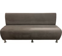 Секция дивана Мягкий офис Классик BHRYA трехместная капровелюр коричневая КЛ7BHRYAКОР