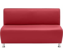 Секция дивана Мягкий офис Классик двухместная красная КЛ601КР
