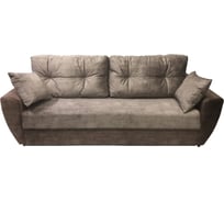 Диван Мягкий офис Амстердам Люкс прямой капровелюр Larsen-7 коричневый АМСЛЮ333КОР