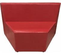 Секция дивана Мягкий офис V Мозаика красная МЗКV602КР