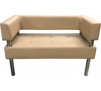 Диван Мягкий офис Сатурн двухместный бежевый СТР201БЖ