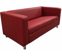 Диван Мягкий офис Аполло трехместный красный АП301КР