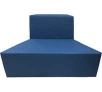 Секция дивана Мягкий офис А Мозаика синяя МЗКА201СН