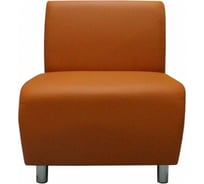 Секция дивана Мягкий офис Классик одноместная оранжевая КЛ501ОР