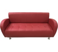 Диван Мягкий офис Альфа четырехместный красный АЛФ401КР