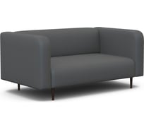 Диван офисный Шарм Акцент экокожа серый 24062028311