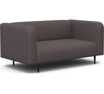 Диван офисный Шарм Акцент экокожа темно-серый 24062028310