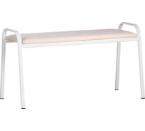 Двухместная банкетка Доляна белый/молочный 4862317