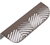 Ручка накладная Стройбат перфорация, 96 сталь, матовый графит, 5 шт, 598210