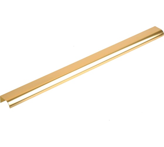 Ручка накладная Стройбат 600, алюминий, матовое золото, 5 шт, 598150 1