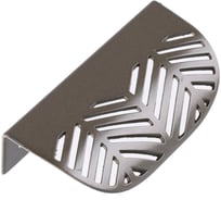 Ручка накладная Стройбат перфорация, 64 мм, сталь, матовый графит, 5 шт, 598200