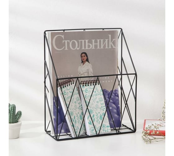 Полка Доляна Лофт цвет черный 5516644
