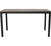 Стол офисный LuxAlto ST45OV черный/ ЛДСП дуб бежево-серый, 140x80, 34598