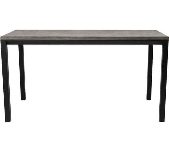 Стол офисный LuxAlto ST45OV черный/ ЛДСП дуб бежево-серый, 140x80, 34598 1