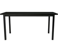 Стол офисный LuxAlto ST45OV черный/ ЛДСП черный, 180x80, 34604