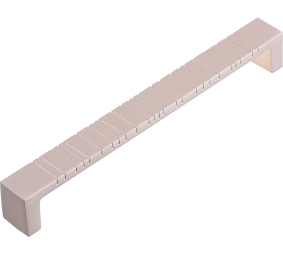 Ручка-скоба Стройбат скамейка 192мм (матовый никель 5 шт) 591980 1