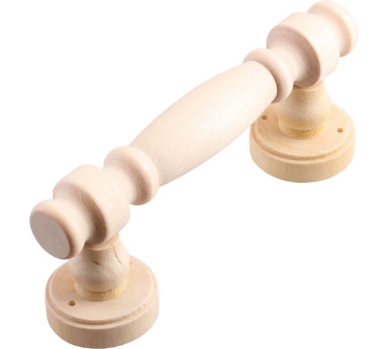 Ручка-скоба Стройбат банная резная 140мм, дер. (без лака 6 шт) 578230 1