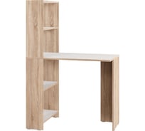 Стол-стеллаж рабочий Атмосфера ЛАЙТ/ Дуб сонома/ Белый/ МК 00-00028240