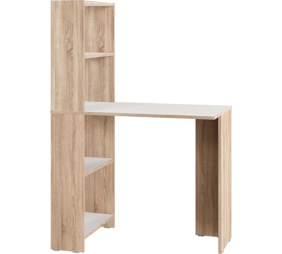 Стол-стеллаж рабочий Атмосфера ЛАЙТ/ Дуб сонома/ Белый/ МК 00-00028240 1